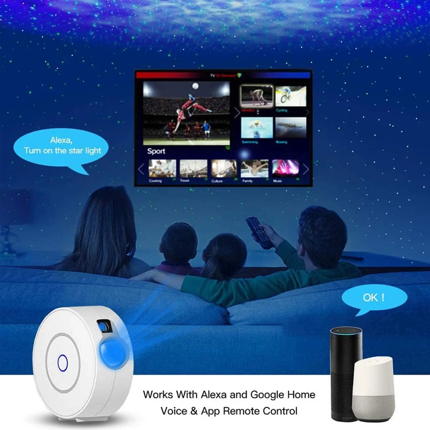 Smart Aurora Projector